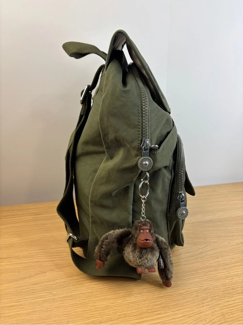 Kipling Queenie Small Backpack in the color Jaded Green Tonal NWOT‎